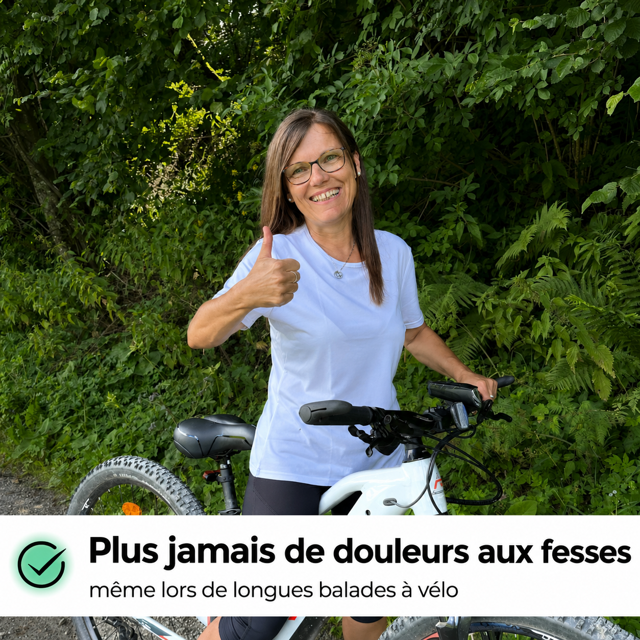 Selle de vélo confort optimal