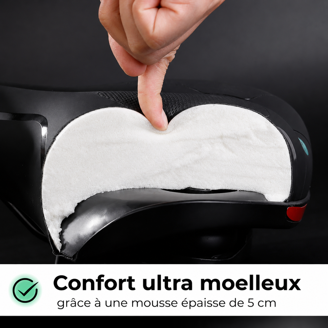Selle de vélo confort optimal